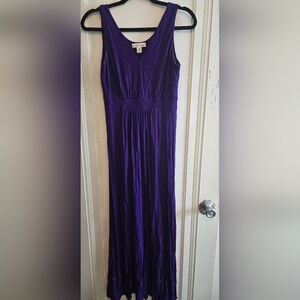 Purple Maxi Dress From Coldwater Creek, Size 4-6